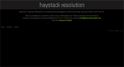 Desktop Screenshot of haystackresolution.com