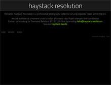 Tablet Screenshot of haystackresolution.com